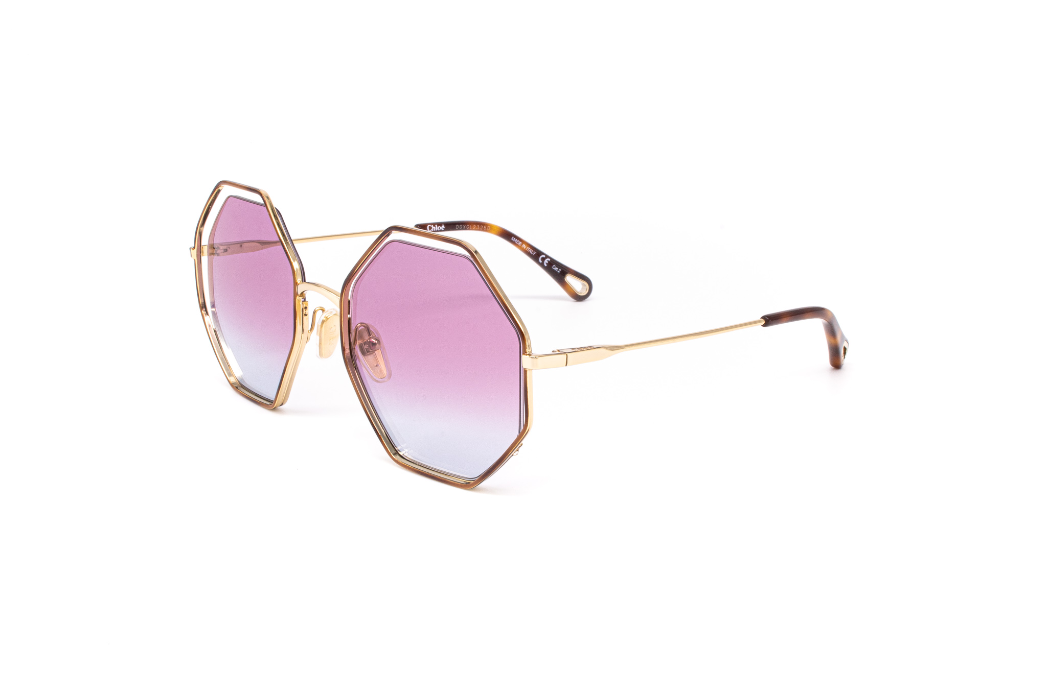 Chloé Poppy Petite Octagon-Frame Snake-Effect Acetate and Gold-Tone  Sunglasses | These 5 Sunglasses Shapes Reign Supreme in 2019 | POPSUGAR  Fashion UK Photo 36